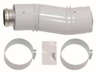 Телескопический участок для компенсации смещения трубы, коаксиальный, 0,33–0,56 м